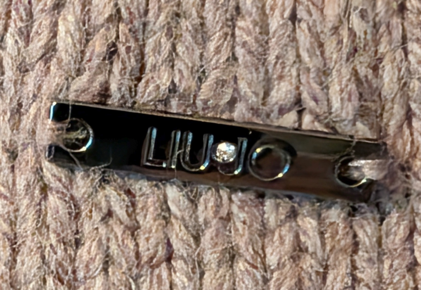 Liu Jo Longue écharpe laine et fourrure douce et légère