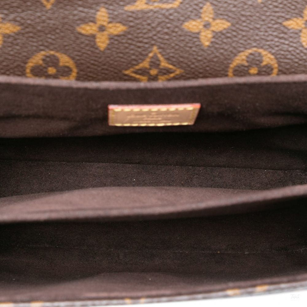 Louis Vuitton Metis Leather Flap Crossbody Monogram