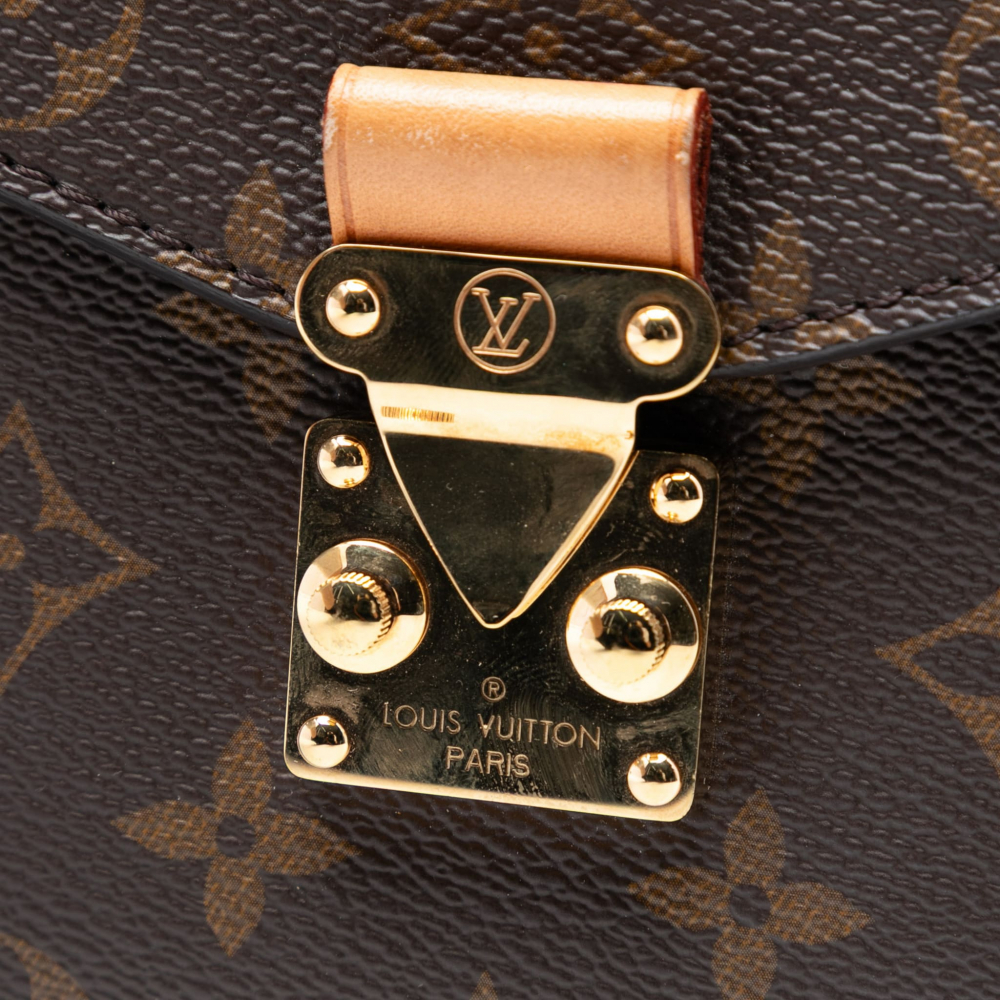 Louis Vuitton Metis Leather Flap Crossbody Monogram