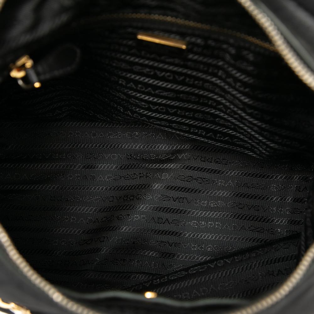 Prada B Prada Black Nylon Fabric Tessuto Shoulder Bag Turkey