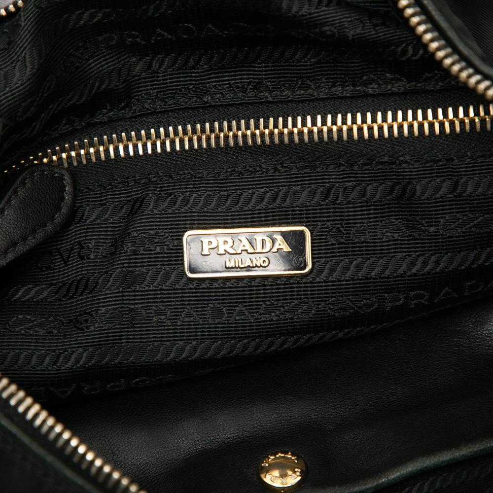 Prada B Prada Black Nylon Fabric Tessuto Shoulder Bag Turkey