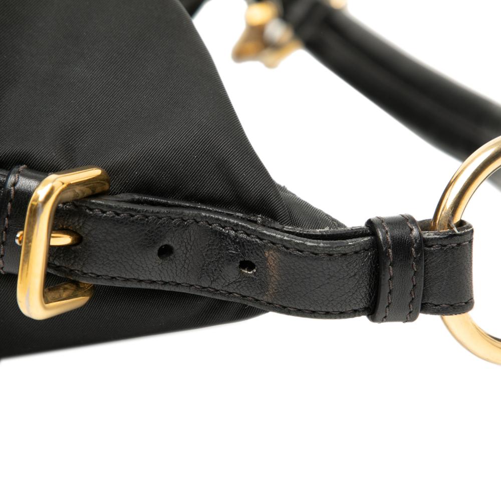 Prada B Prada Black Nylon Fabric Tessuto Shoulder Bag Turkey