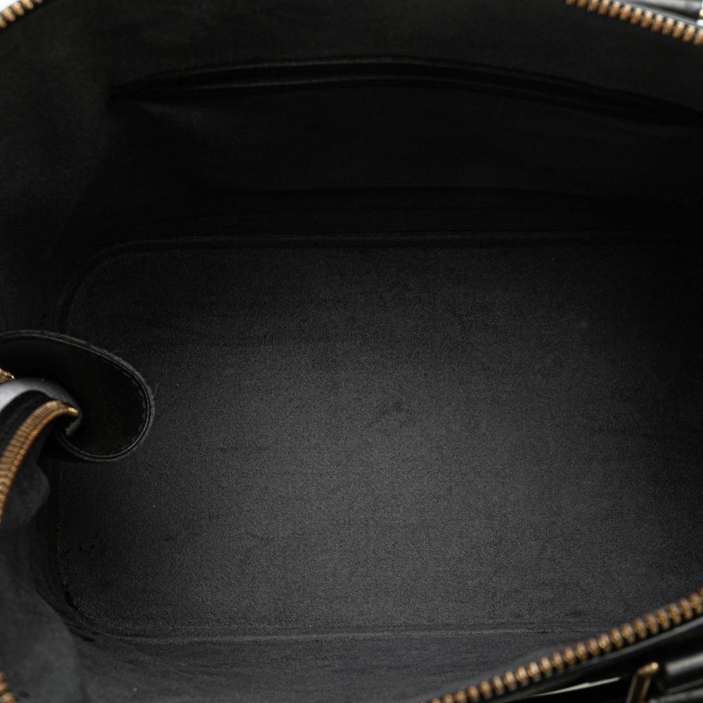 Louis Vuitton B Louis Vuitton Black Epi Leather Leather Epi Alma PM France