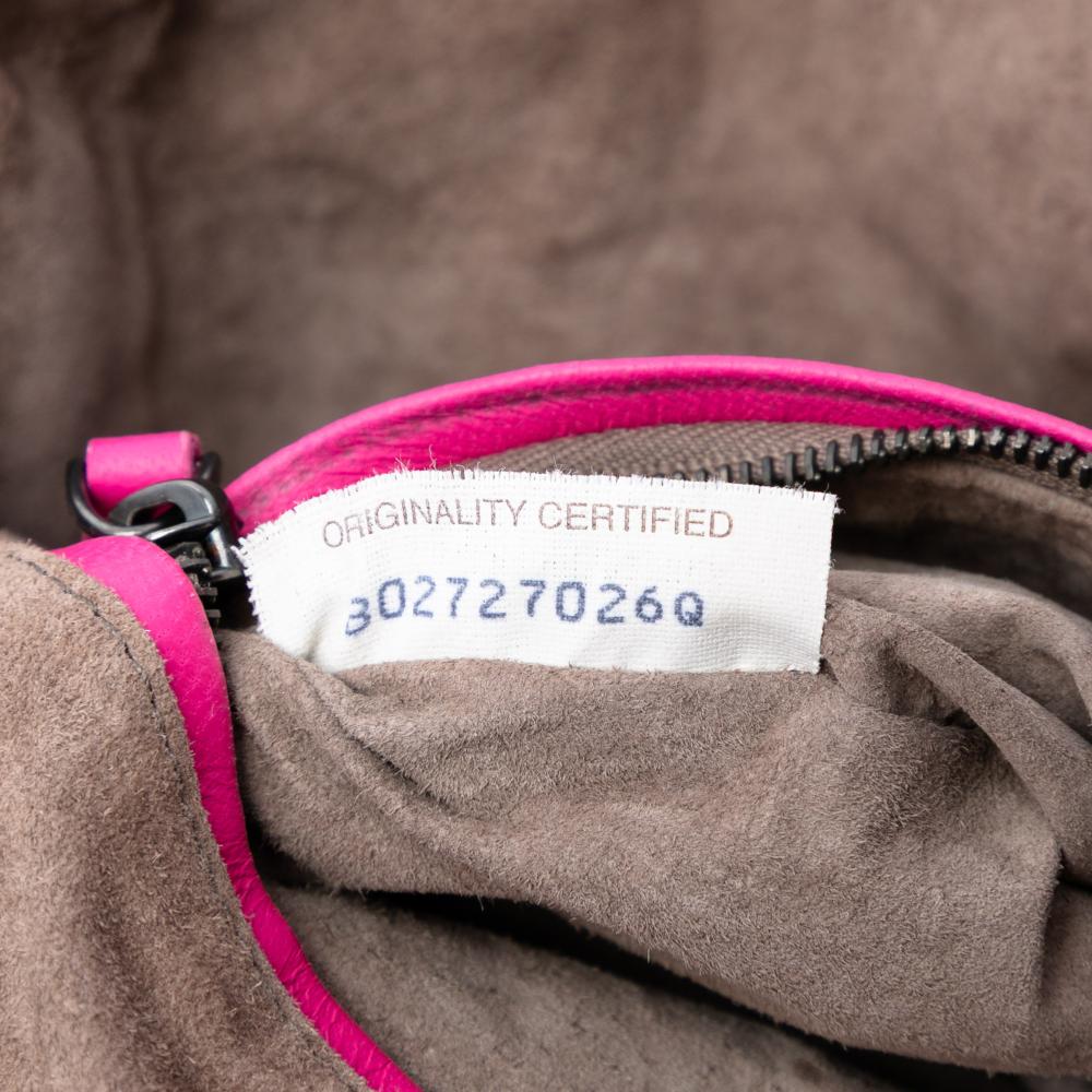 Bottega Veneta B Bottega Veneta Pink Hot Pink Nappa Leather Leather Nappa Intrecciato Nodini Crossbody Italy