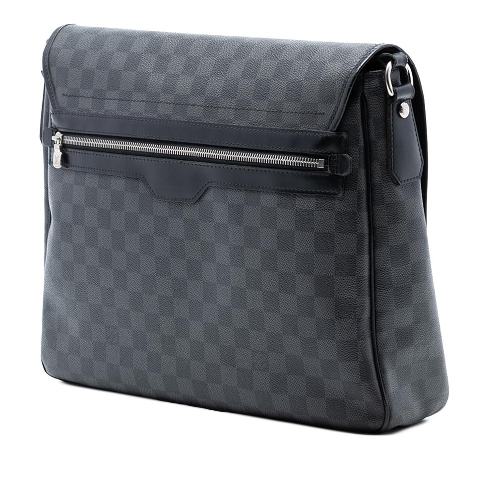 Louis Vuitton AB Louis Vuitton Black Damier Canvas Fabric Damier Graphite Daniel GM France