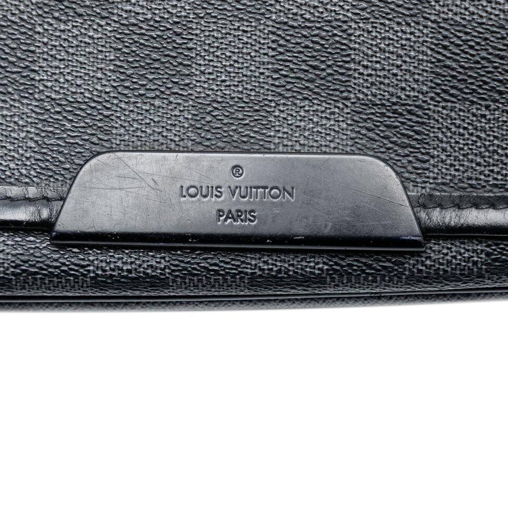 Louis Vuitton AB Louis Vuitton Black Damier Canvas Fabric Damier Graphite Daniel GM France