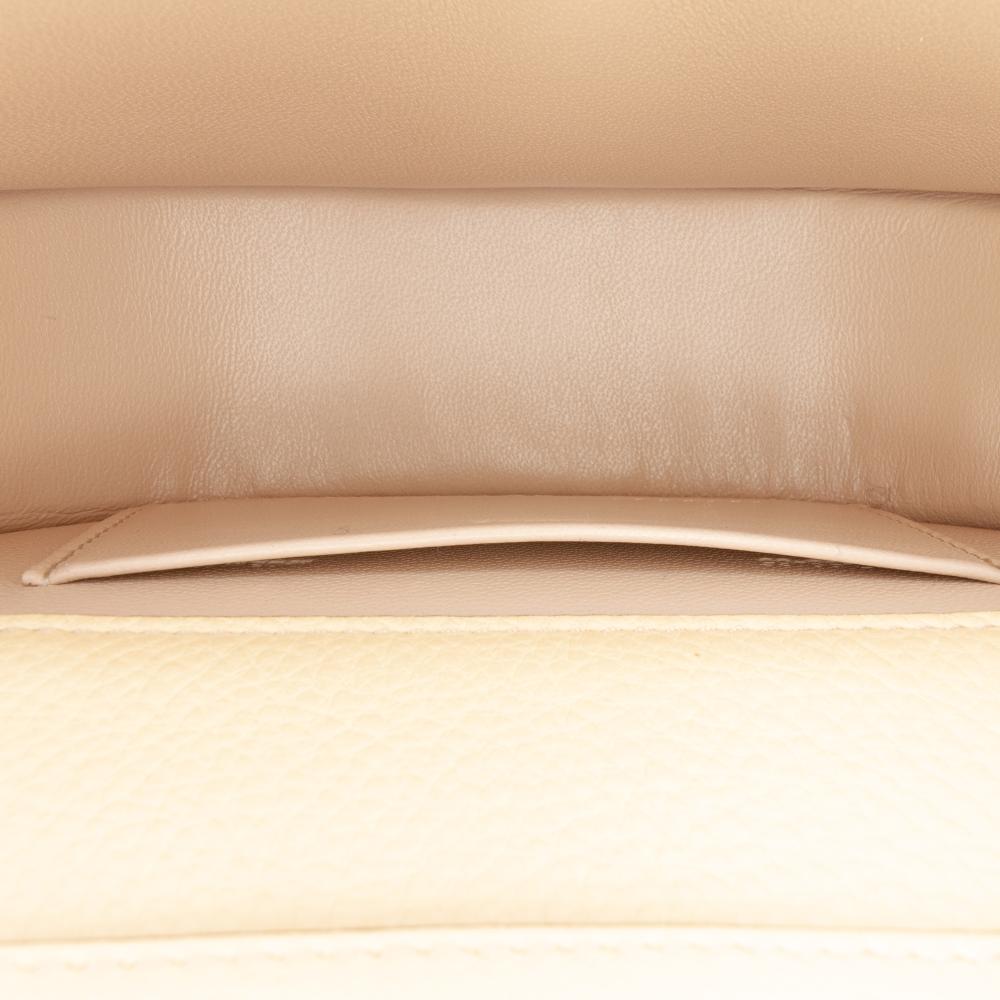 Chloé AB Chloé Brown Beige Calf Leather Nile Bracelet Minaudiere Spain