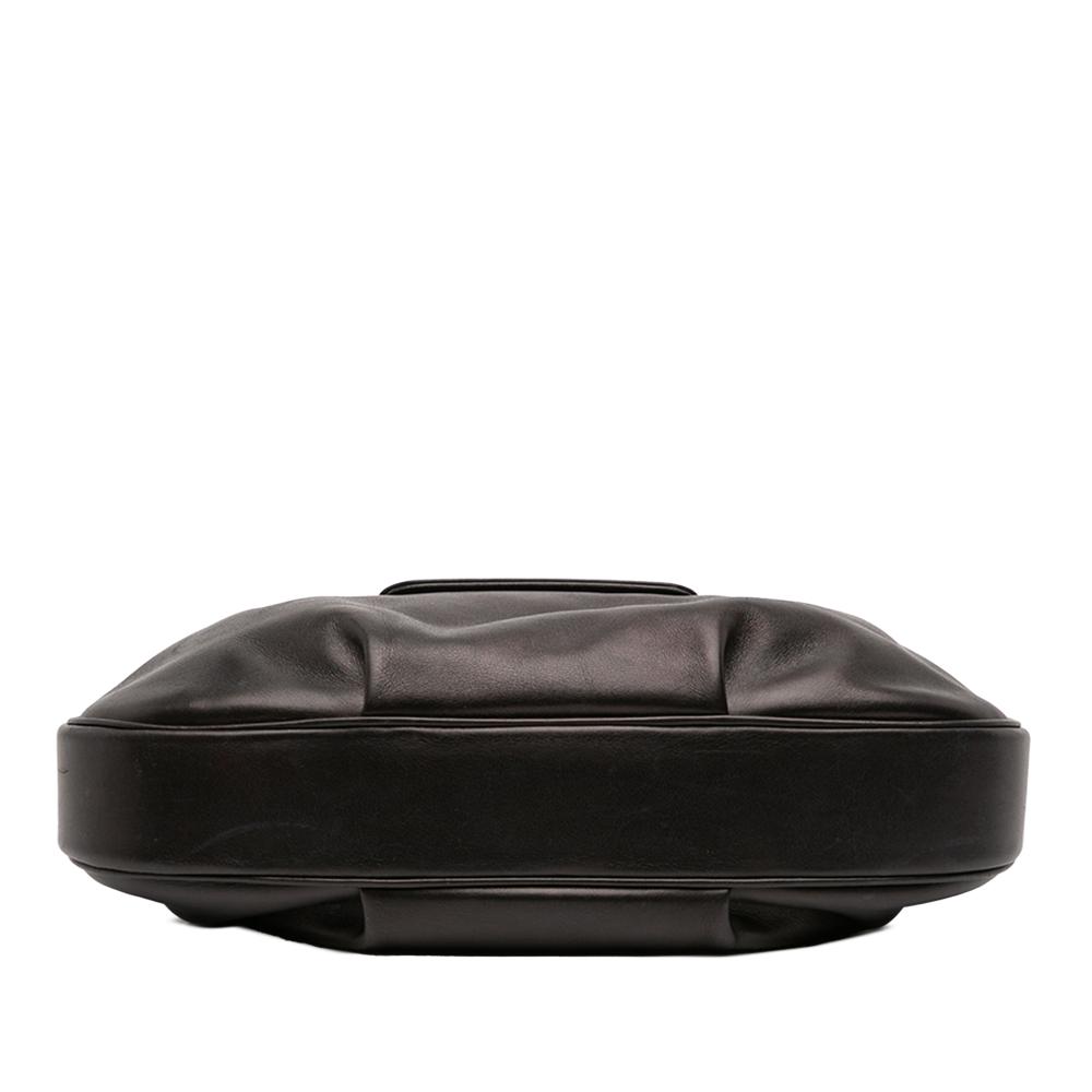 Cartier B Cartier Brown Dark Brown Calf Leather Panthere Shoulder Bag Italy