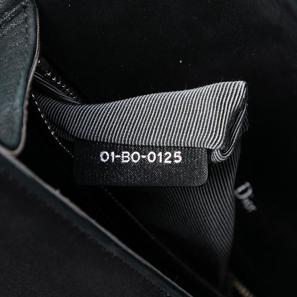 Christian Dior B Dior Black Lambskin Leather Leather Small Lambskin Diorama Flap Italy