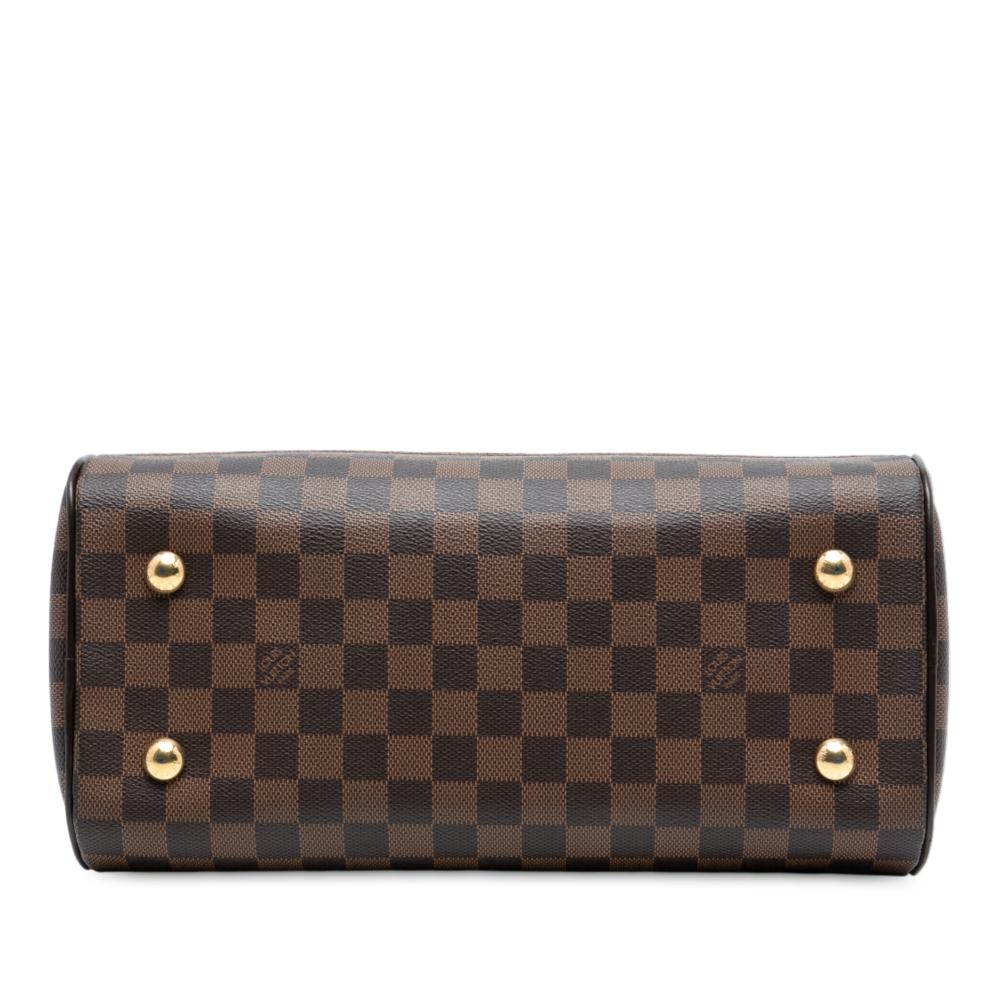 Louis Vuitton B Louis Vuitton Brown Damier Canvas Fabric Damier Ebene Duomo Spain