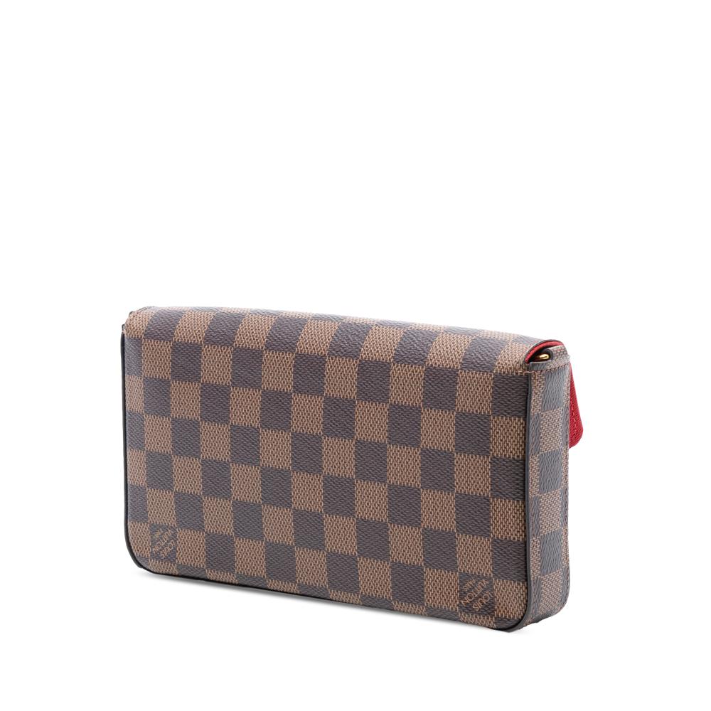 Louis Vuitton AB Louis Vuitton Brown Damier Canvas Fabric Damier Ebene Pochette Felicie France