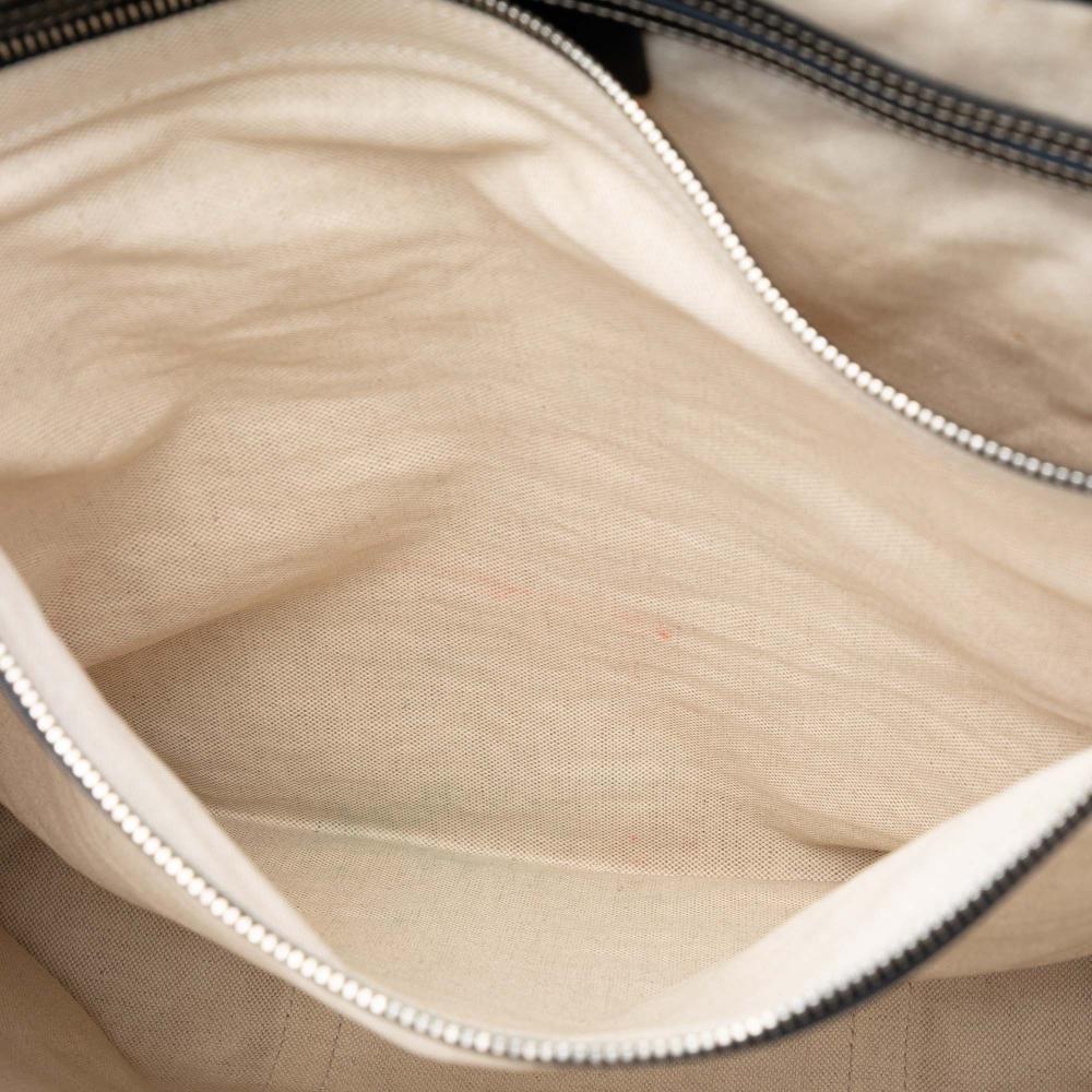 Gucci AB Gucci Brown Beige Coated Canvas Fabric GG Supreme Joy Vertical Tote Italy