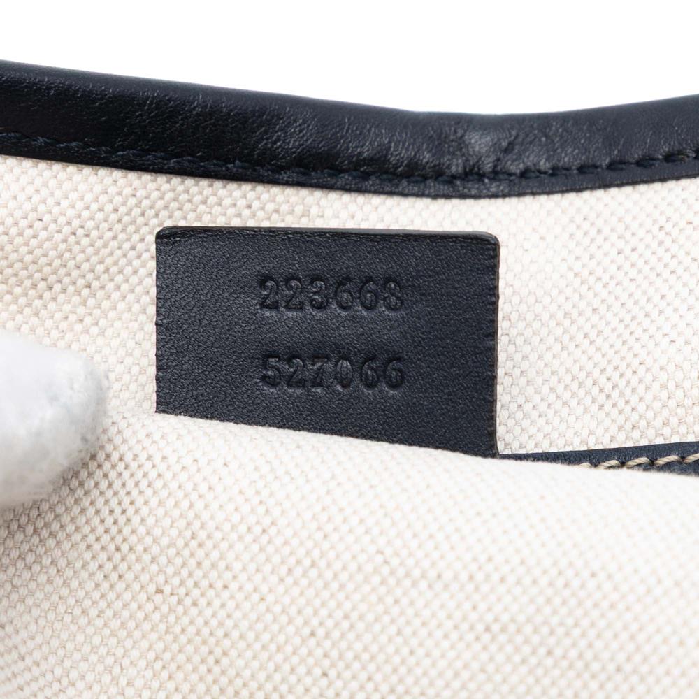 Gucci AB Gucci Brown Beige Coated Canvas Fabric GG Supreme Joy Vertical Tote Italy