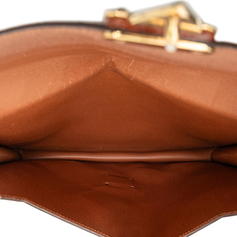 Louis Vuitton B Louis Vuitton Brown Monogram Canvas Fabric Monogram Porte Documents Senateur France