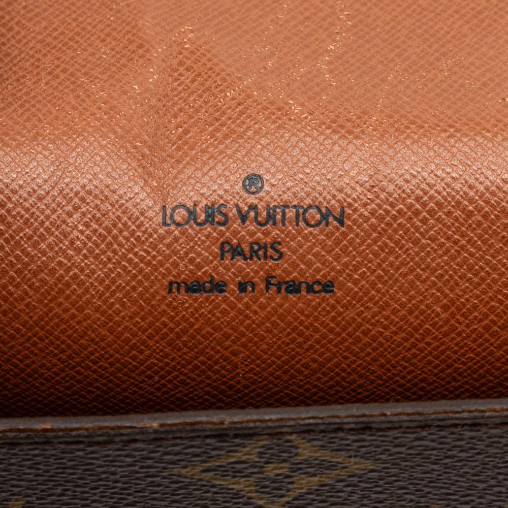 Louis Vuitton B Louis Vuitton Brown Monogram Canvas Fabric Monogram Porte Documents Senateur France