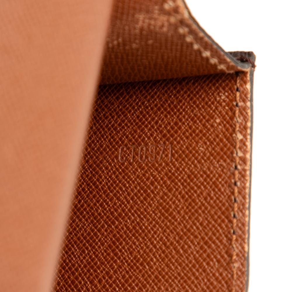 Louis Vuitton B Louis Vuitton Brown Monogram Canvas Fabric Monogram Porte Documents Senateur France