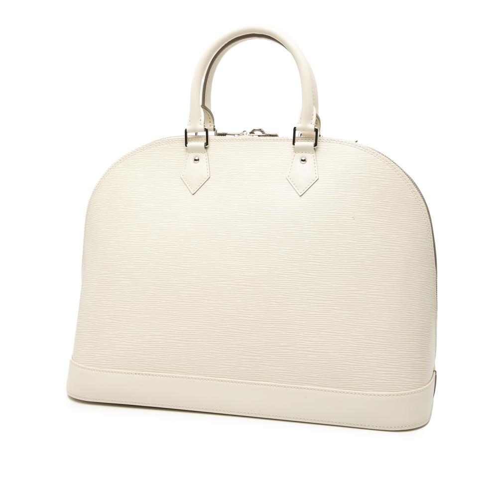 Louis Vuitton AB Louis Vuitton White Epi Leather Leather Epi Alma GM France
