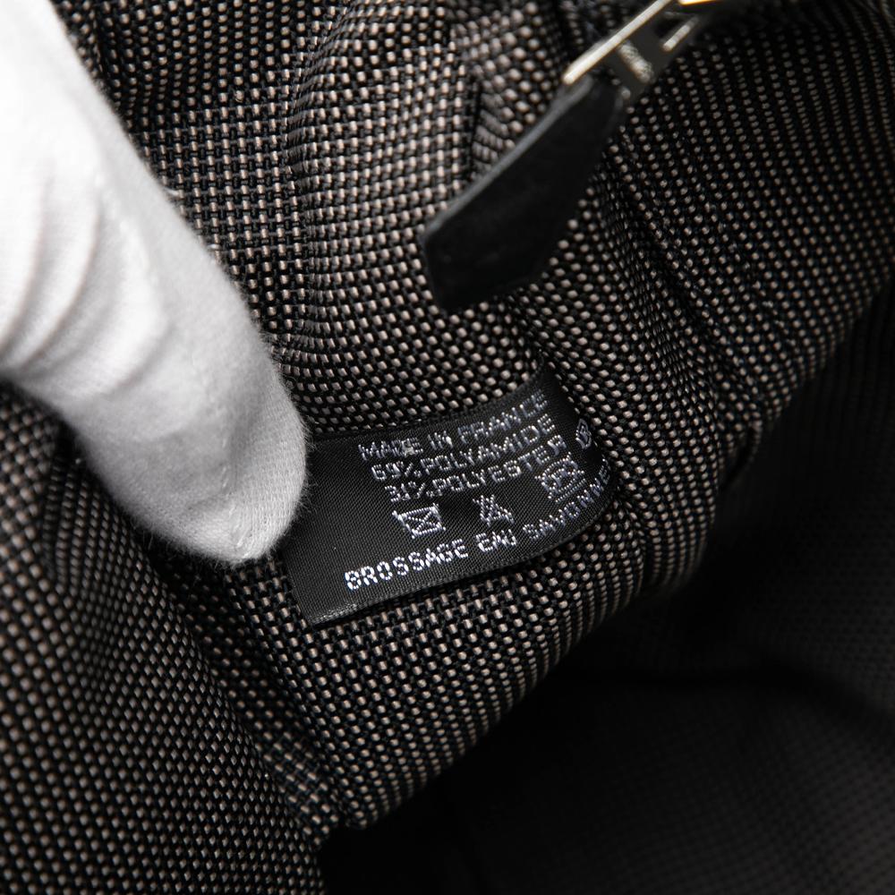 Hermès B Hermès Gray Canvas Fabric Herline Besace MM France