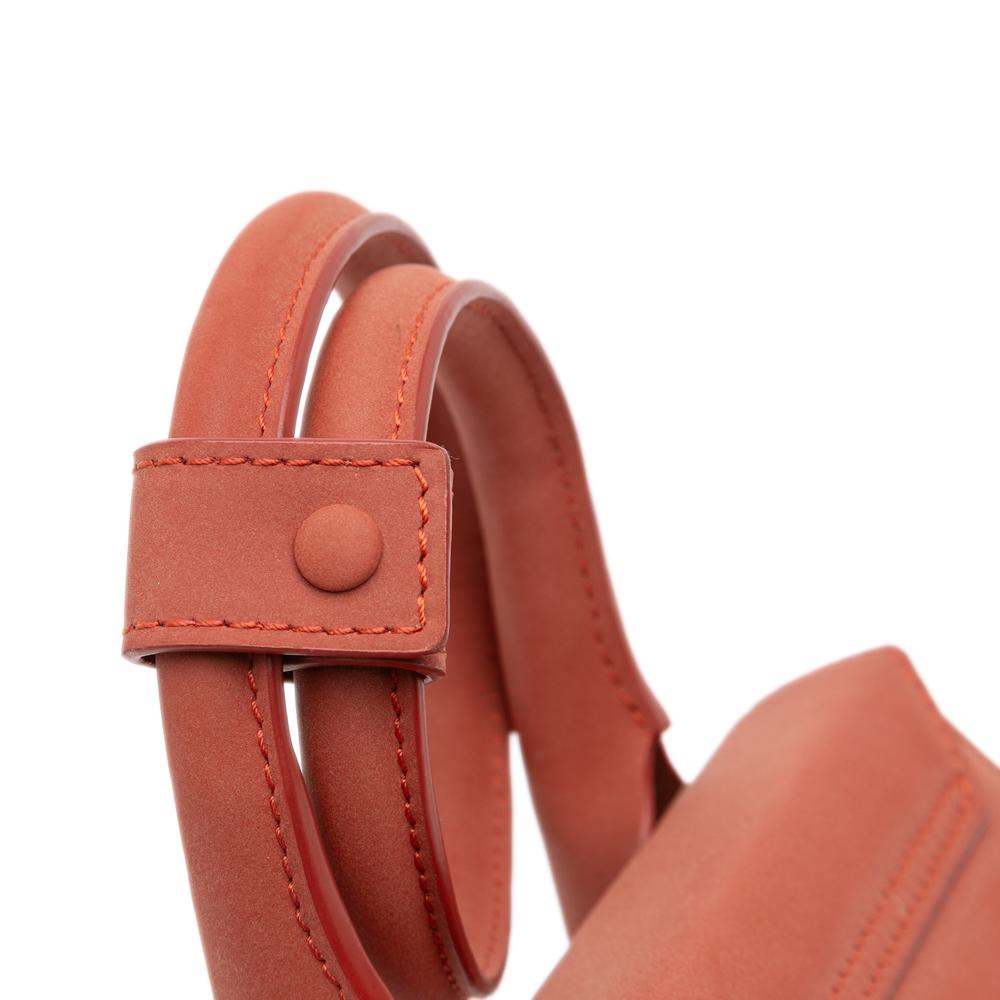 Jacquemus B Jacquemus Red Indian Red Nubuck Leather Leather Nubuck Le Chiquito Noeud Spain