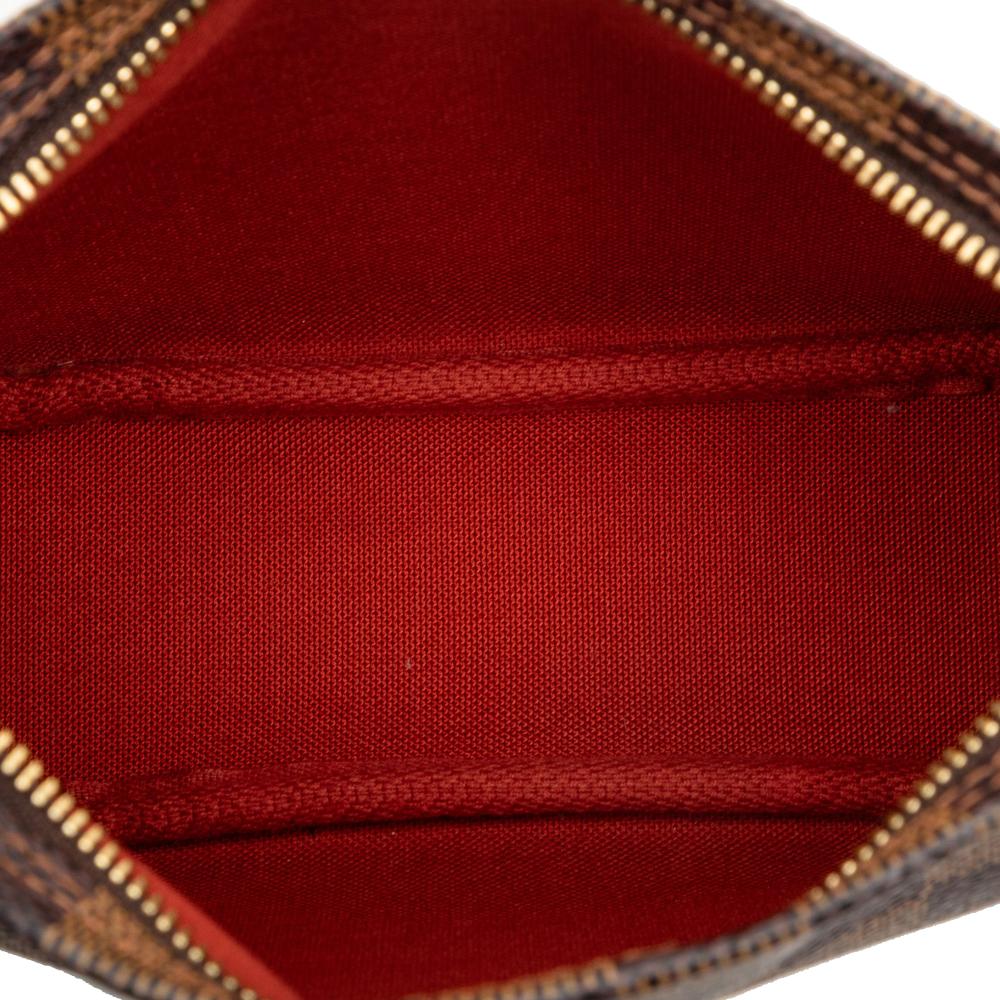 Louis Vuitton B Louis Vuitton Brown Damier Canvas Fabric Damier Ebene Trousse Pochette France