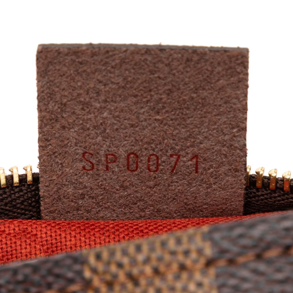 Louis Vuitton B Louis Vuitton Brown Damier Canvas Fabric Damier Ebene Trousse Pochette France