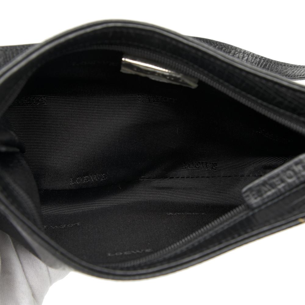 Loewe B LOEWE Black Calf Leather Shoulder Bag Spain