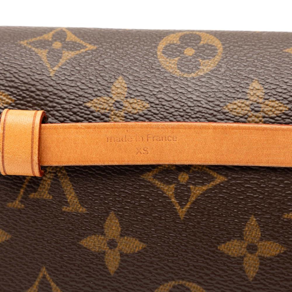 Louis Vuitton B Louis Vuitton Brown Monogram Canvas Fabric Monogram Pochette Florentine France