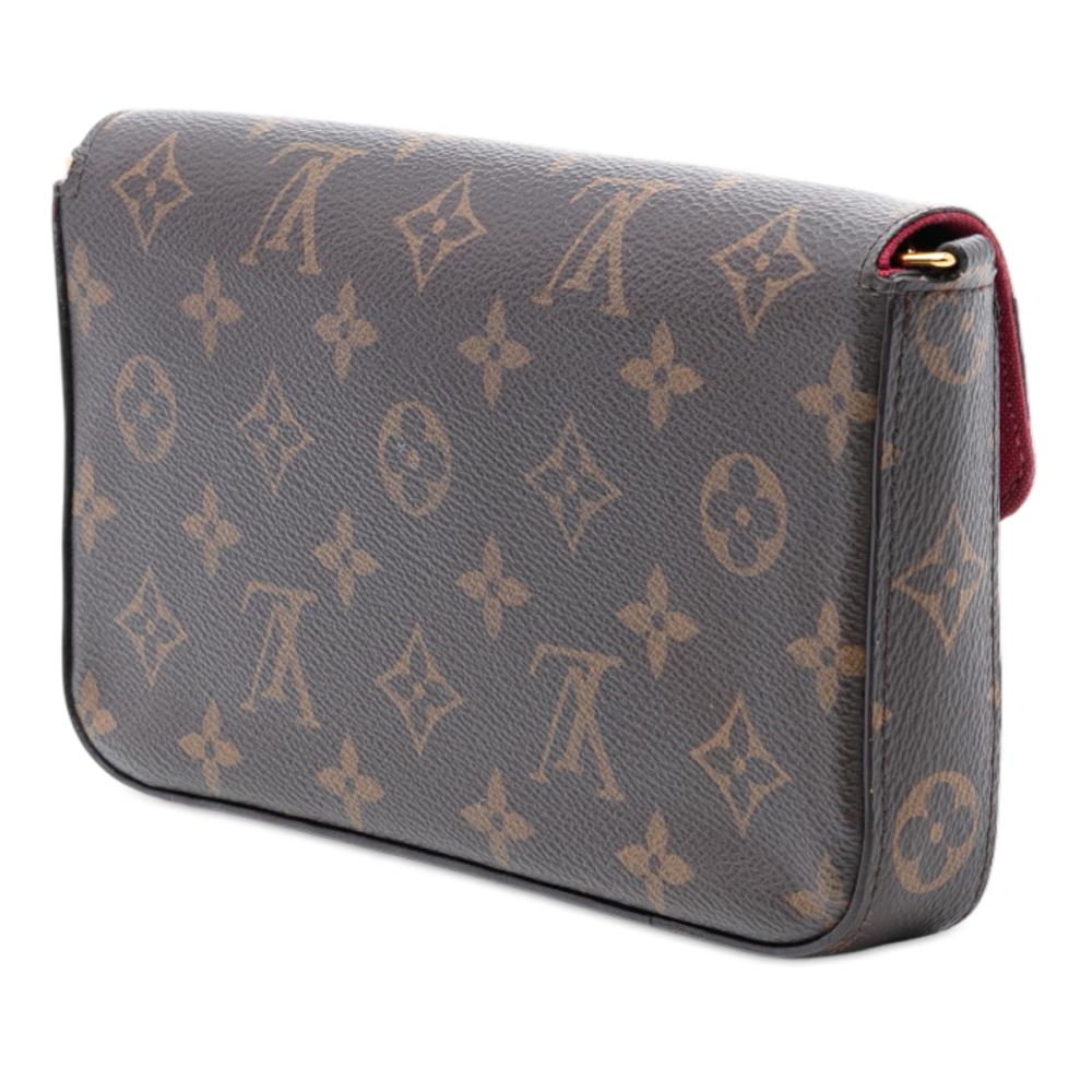 Louis Vuitton AB Louis Vuitton Brown Monogram Canvas Fabric Monogram Pochette Felicie France