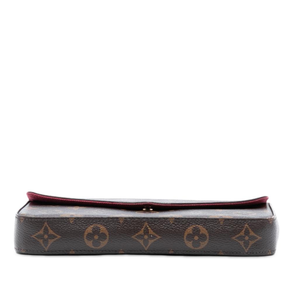 Louis Vuitton AB Louis Vuitton Brown Monogram Canvas Fabric Monogram Pochette Felicie France