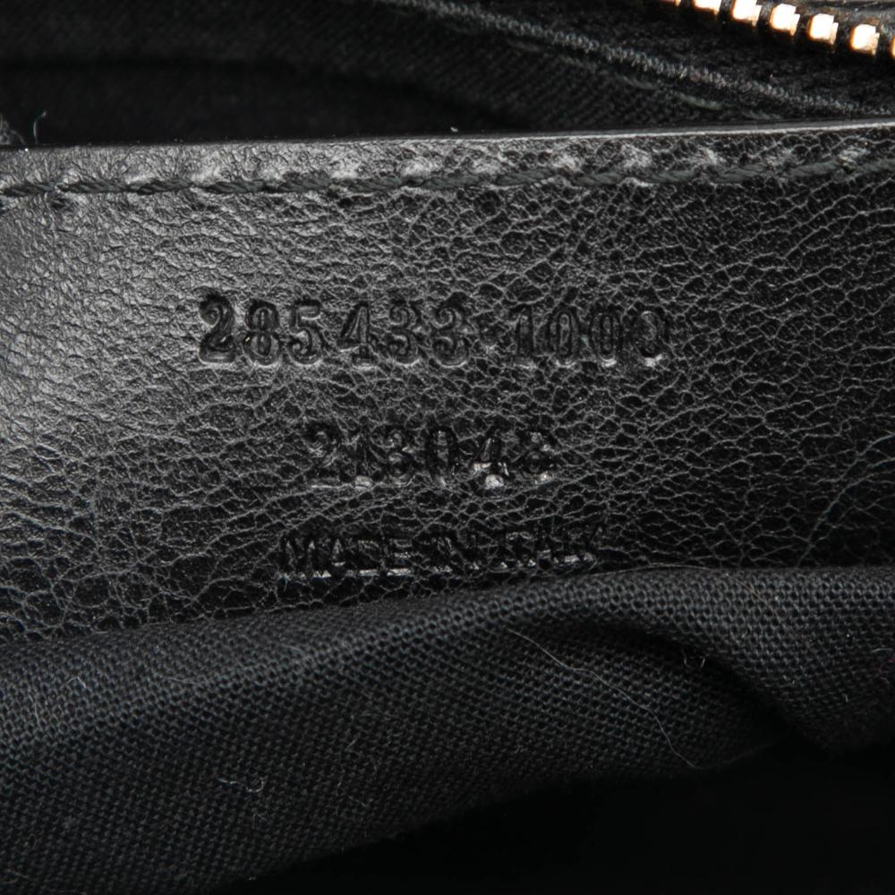 Balenciaga B Balenciaga Black Lambskin Leather Leather Lambskin Motocross Giant 12 First Satchel Italy