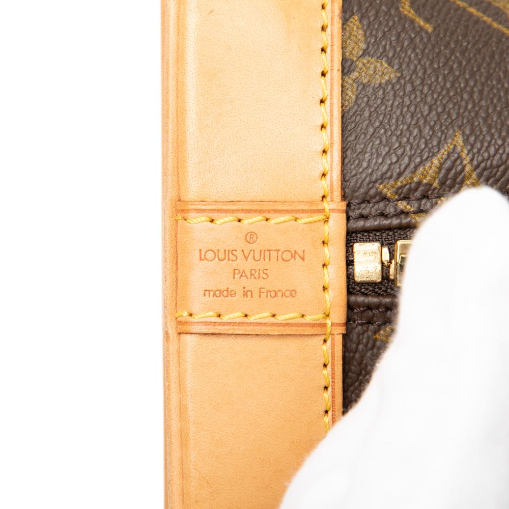 Louis Vuitton B Louis Vuitton Brown Monogram Canvas Fabric Monogram Alma PM France