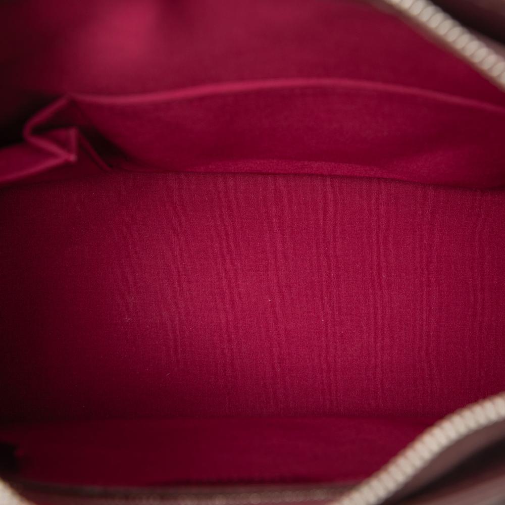 Louis Vuitton B Louis Vuitton Red Burgundy Calf Leather Monogram Mat Stockton France