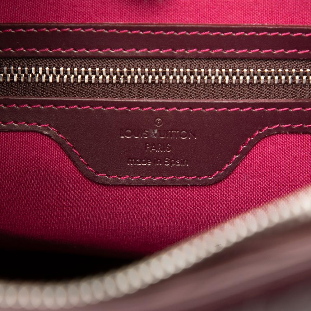 Louis Vuitton B Louis Vuitton Red Burgundy Calf Leather Monogram Mat Stockton France