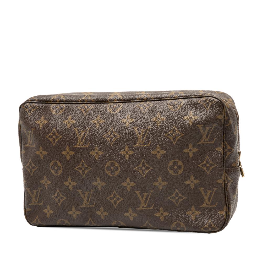 Louis Vuitton AB Louis Vuitton Brown Monogram Canvas Fabric Monogram Trousse Toilette 28 France