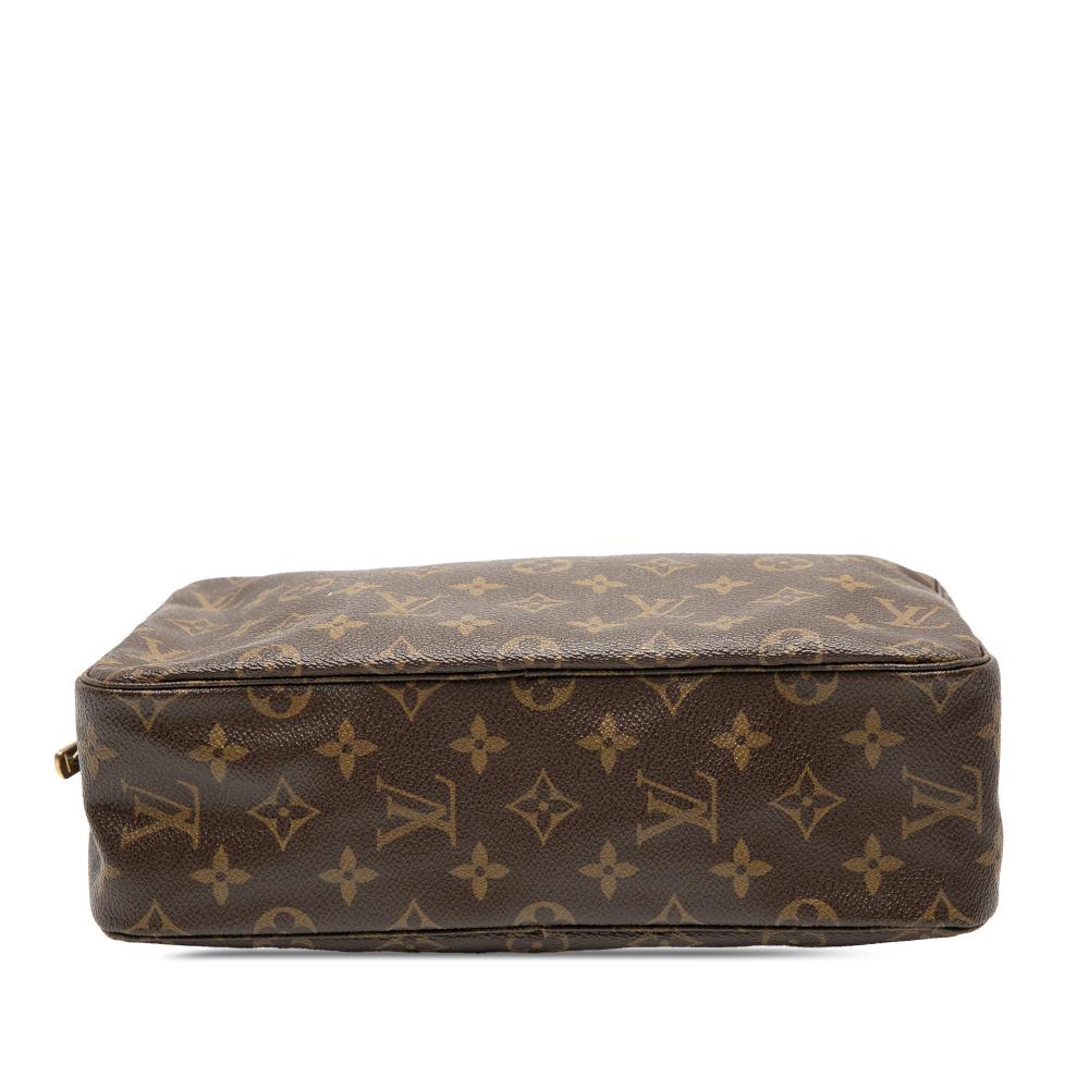 Louis Vuitton AB Louis Vuitton Brown Monogram Canvas Fabric Monogram Trousse Toilette 28 France
