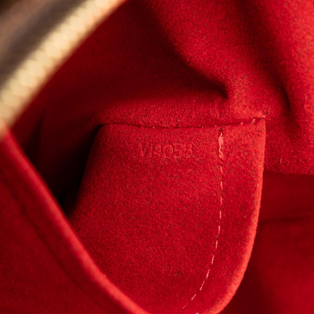 Louis Vuitton B Louis Vuitton Brown Damier Canvas Fabric Damier Ebene Saleya PM France