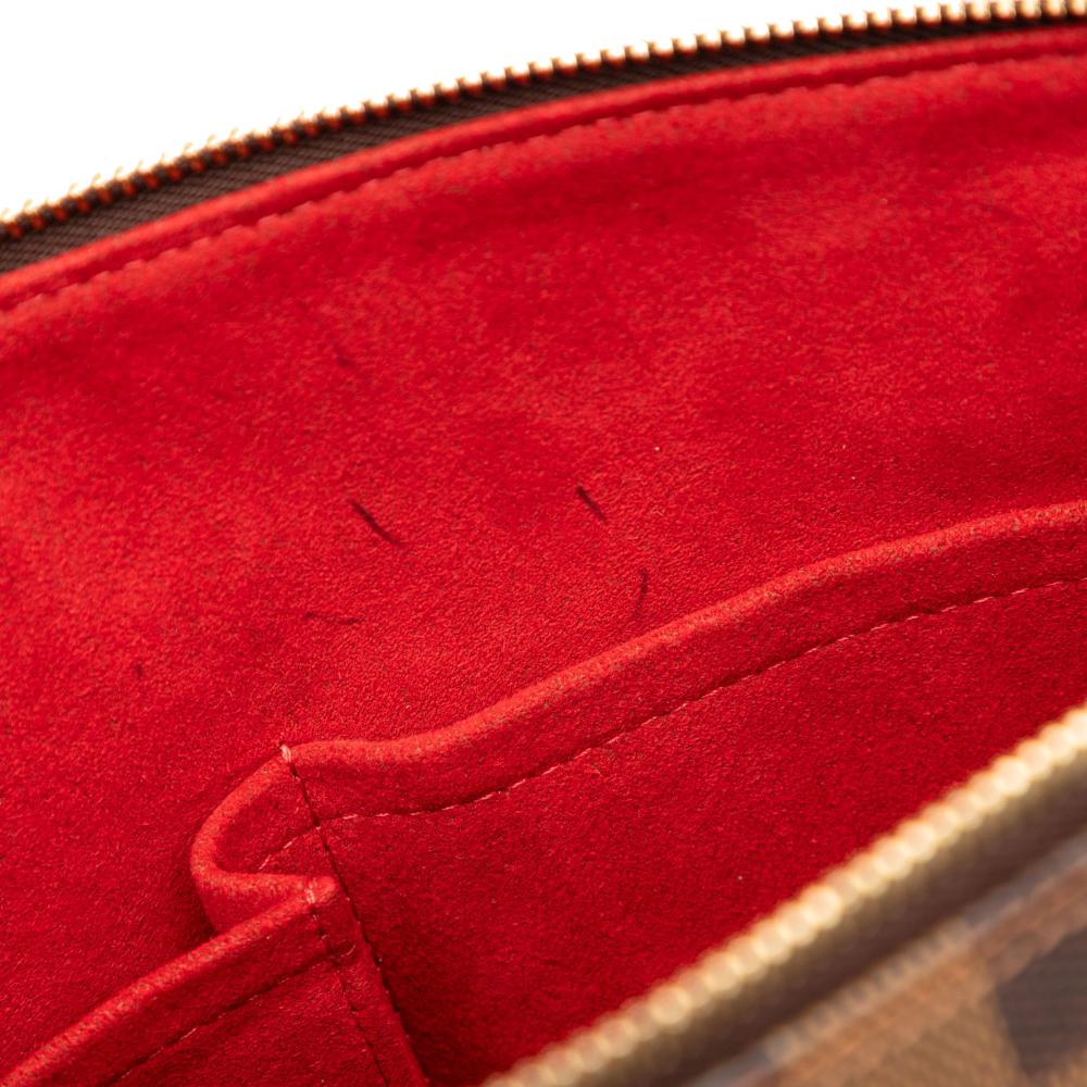 Louis Vuitton B Louis Vuitton Brown Damier Canvas Fabric Damier Ebene Saleya PM France