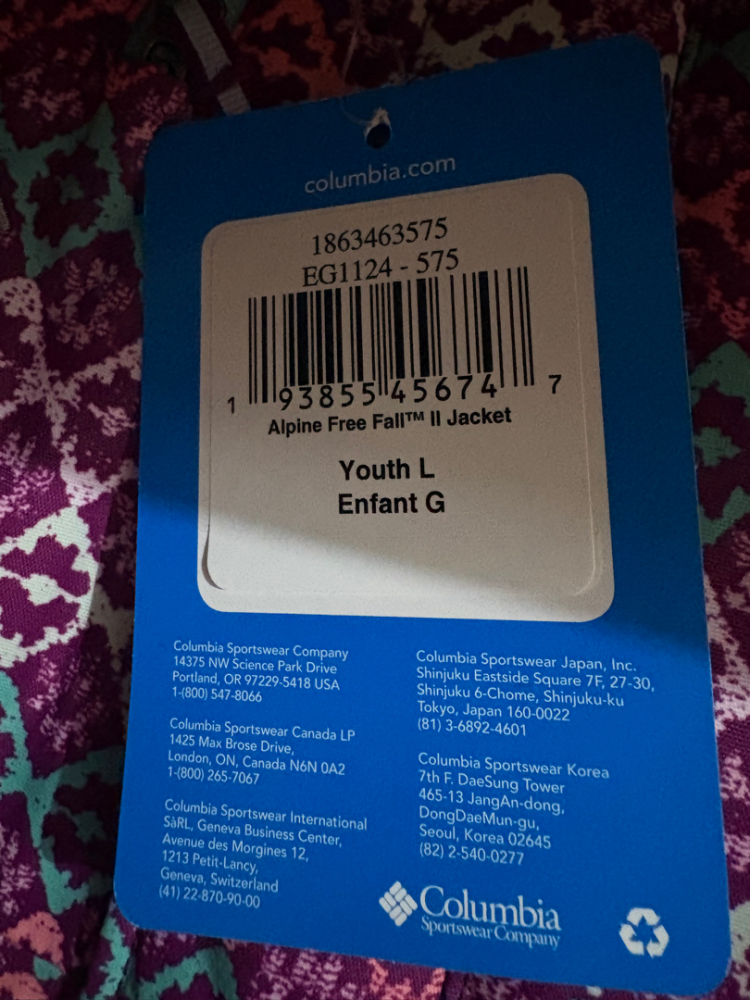 Columbia Alpine Free Fall II Jacket