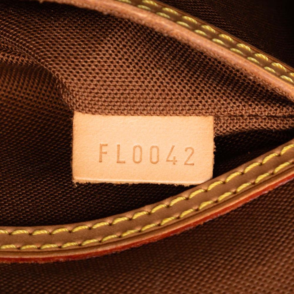 Louis Vuitton B Louis Vuitton Brown Monogram Canvas Fabric Monogram Alma PM France