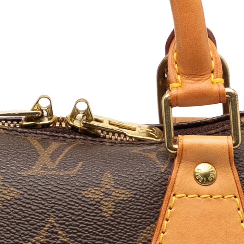 Louis Vuitton B Louis Vuitton Brown Monogram Canvas Fabric Monogram Alma PM France