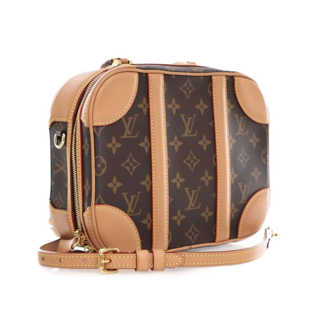 Louis Vuitton AB Louis Vuitton Brown Monogram Canvas Fabric Monogram Valisette PM France