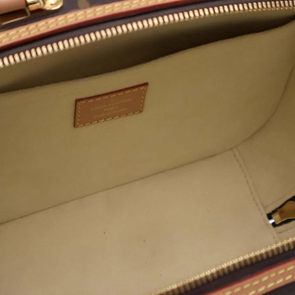 Louis Vuitton AB Louis Vuitton Brown Monogram Canvas Fabric Monogram Valisette PM France