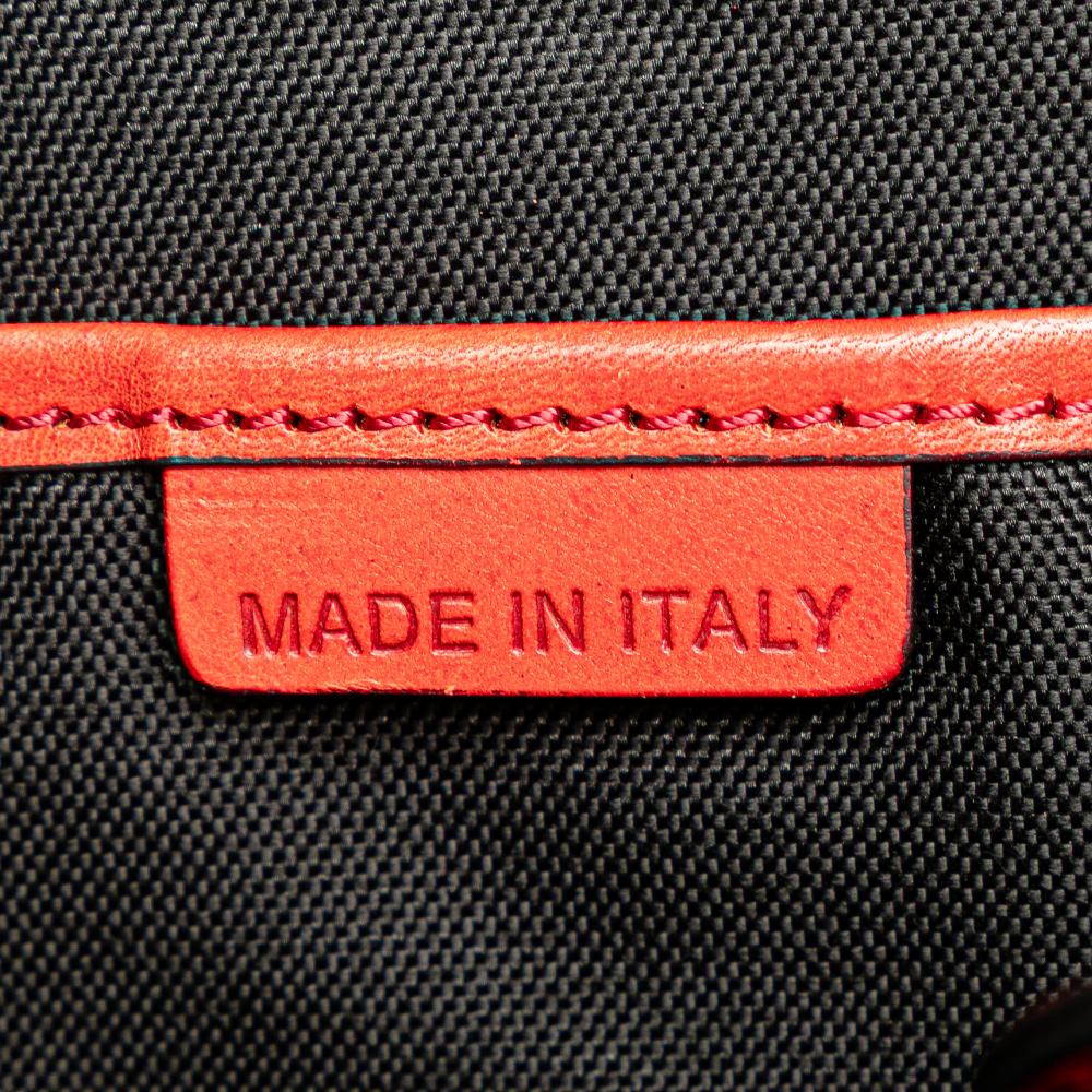 Burberry B Burberry Brown Beige Canvas Fabric Small Haymarket Check Orchard Bowling Bag Italy