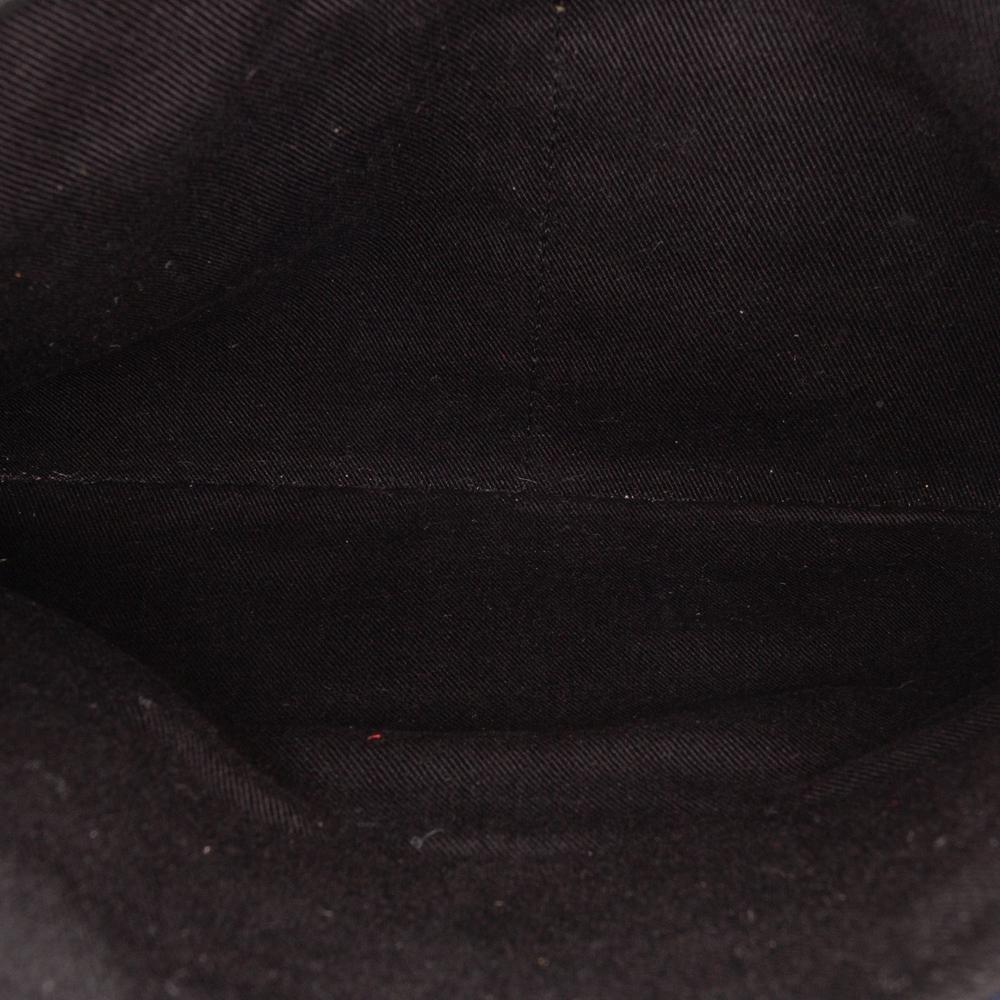 MCM AB MCM Black Coated Canvas Fabric Sambypen Haru Henry Kaiser Visetos Clutch Korea, South