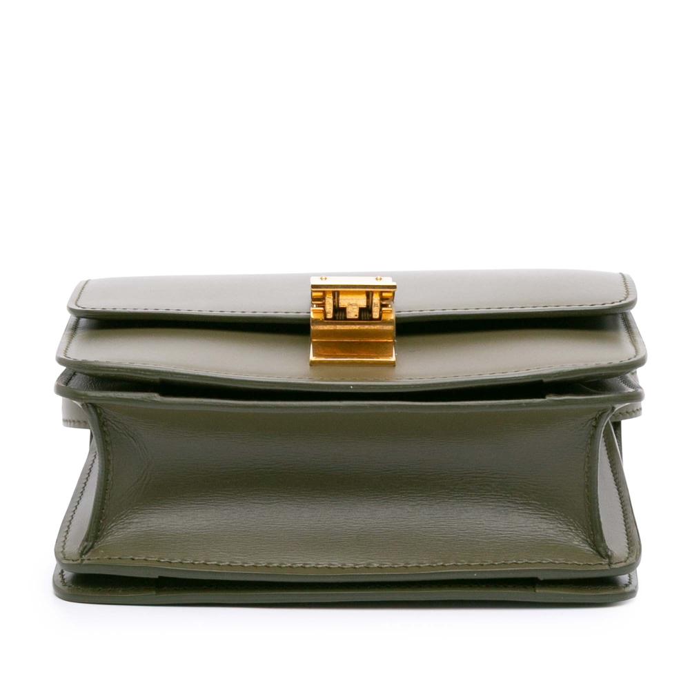 Celine AB Celine Green Olive Green Calf Leather Small skin Classic Box Italy