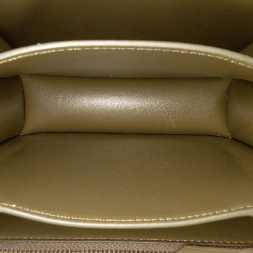 Celine AB Celine Green Olive Green Calf Leather Small skin Classic Box Italy