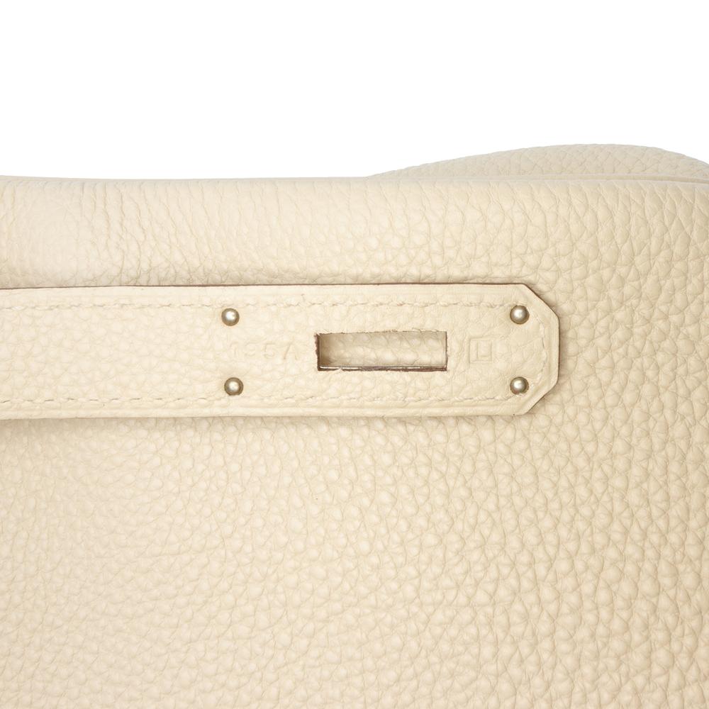 Hermès B Hermès Brown Beige Calf Leather Togo Birkin Retourne 40 France