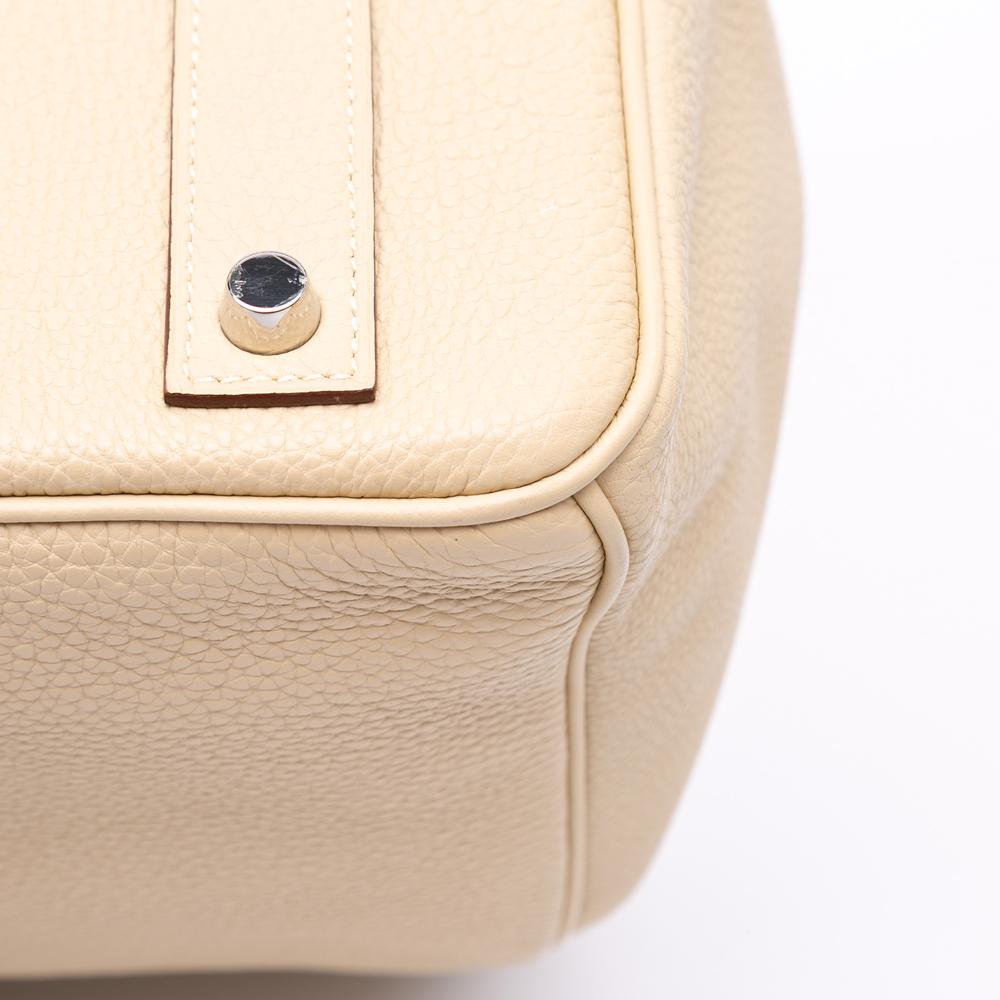 Hermès B Hermès Brown Beige Calf Leather Togo Birkin Retourne 40 France