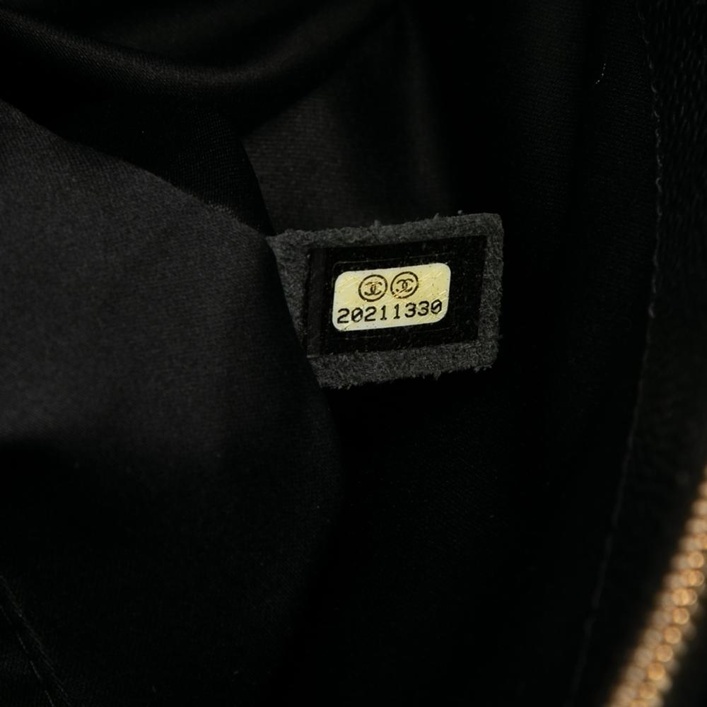 Chanel AB Chanel Black Caviar Leather Leather Caviar Grand Shopping Tote Italy