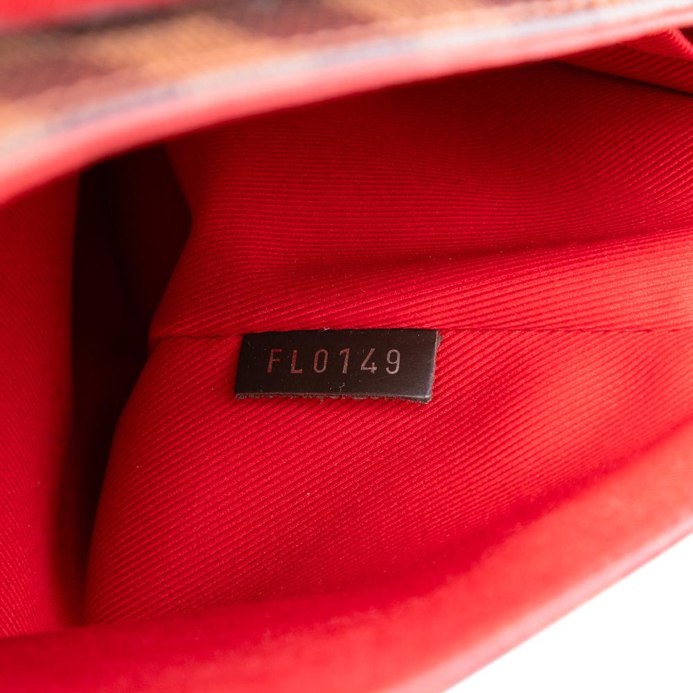 Louis Vuitton B Louis Vuitton Brown Damier Canvas Fabric Damier Ebene Croisette France